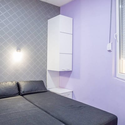 Долгосрочная аренда светлой 2-комнатной квартиры, 45 м², центр Белграда, Сербия